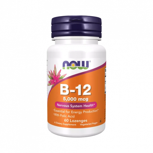 NOW В-12, Витамин В-12, 60 таблеток
