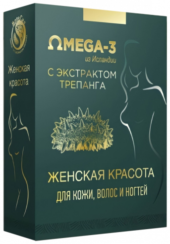 Моресил Omega-3 с Экстрактом Трепанга Женская красота, 90 капсул