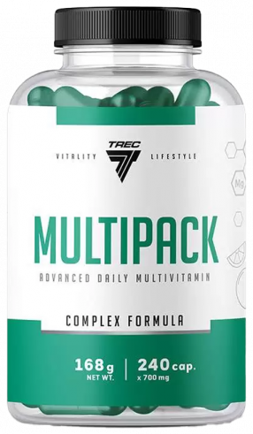 Trec Nutrition MultiPack, Комплекс витаминов и минералов, 240 капсул