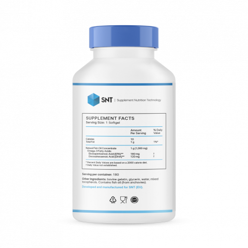 SNT Omega-3 Regular, Омега-3 Регулар, 180 капсул