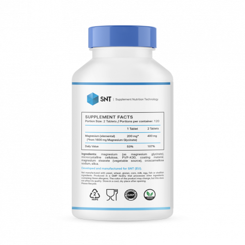 SNT Magnesium Glycinate, 240 таблеток