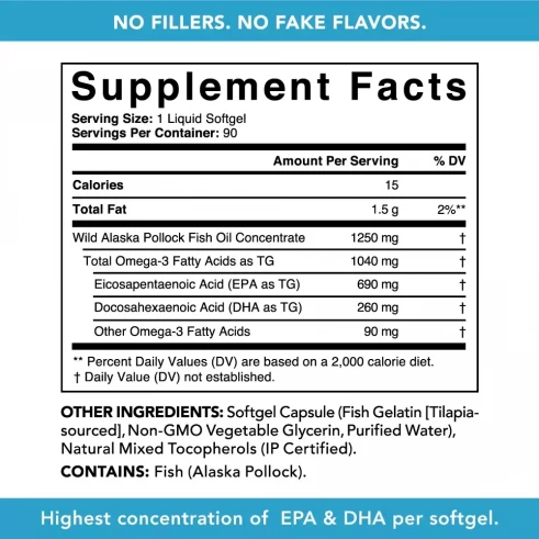 Sports Research Omega 3 fish oil, 90 гель. капс.