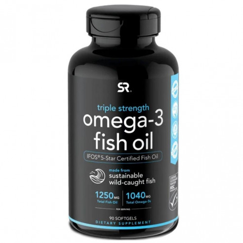 Sports Research Omega 3 fish oil, 90 гель. капс.