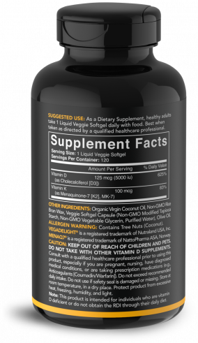 Sports Research D3+K2, 60 вег.гель.капс.