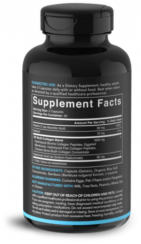 Sports Research Multi Collagen Complex, 90 caps.