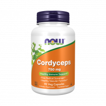 NOW Cordyceps, Кордицепс, 90 капсул