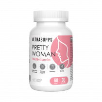 Ultrasupps Pretty Woman Multivitamin, Прити Вумен Мультивитамин, 60 капсул