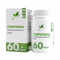 Natural Supp Spirulina 500 mg, Спирулина 500 мг, 60 капсул