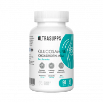 Ultrasupps Glucosamine Chondroitin MSM Flex Formula, Глюкозамин Хондроитин МСМ Флекс Формула, 90 таблеток
