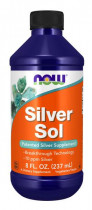 NOW Silver Sol, Коллоидное серебро, 237 мл