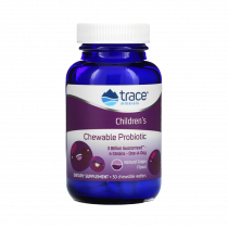 Trace Minerals Chewable Probiotic, Чуибл Пробиотик, 30 таблеток
